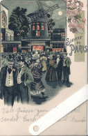 75 Paris IX, Le Moulin Rouge, Lithographie Type Gruss, ,  Extérieur  D09.83 - Distretto: 09