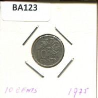 10 CENTS 1975 TRINIDAD Y TOBAGO TRINIDAD & TOBAGO Moneda #BA123.E.A - Trinité & Tobago