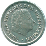 1/10 GULDEN 1966 NIEDERLÄNDISCHE ANTILLEN SILBER Koloniale Münze #NL12707.3.D.A - Antillas Neerlandesas