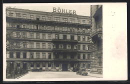 AK Wien, Firma Gebrüder Böhler & Co. AG, Hauptbüro Elisabethstrasse 12  - Other & Unclassified