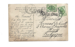 RUSSIA RUSSIE - 1908 POSTCARD SENT TO BELGIUM - CLARISSA - Other & Unclassified