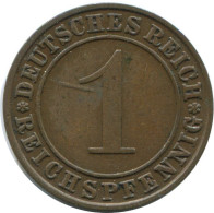 1 REICHSPFENNIG 1934 A GERMANY Coin #AE230.U.A - 1 Reichspfennig