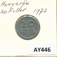 20 FILLER 1973 SIEBENBÜRGEN HUNGARY Münze #AY446.D.A - Hungary