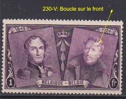 Belgique: COB N° 230-V: Neuf, **, Sans Charnière. TB !!! - 1901-1930
