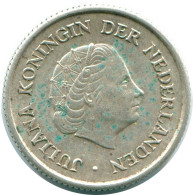1/4 GULDEN 1957 NIEDERLÄNDISCHE ANTILLEN SILBER Koloniale Münze #NL10971.4.D.A - Niederländische Antillen