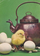 OSTERN HUHN EI Vintage Ansichtskarte Postkarte CPSM #PBP101.A - Pasqua