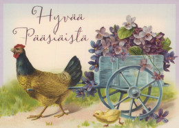 EASTER CHICKEN Vintage Postcard CPSM #PBO891.A - Pasqua