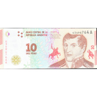 Billet, Argentine, 10 Pesos, NEUF - Argentinien