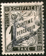 France,postage Due,taxe Y&T#10,used As Scan - 1859-1959 Oblitérés