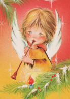 ANGEL CHRISTMAS Holidays Vintage Postcard CPSM #PAJ380.A - Engel