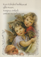 ENGEL WEIHNACHTSFERIEN Feiern & Feste Vintage Ansichtskarte Postkarte CPSM #PAJ104.A - Engel