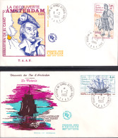 ARCTIC-ANTARCTIC, FRENCH S.A.T. 1979 JUAN SEBASTIAN EL CANO ON FDC - Poolreizigers & Beroemdheden