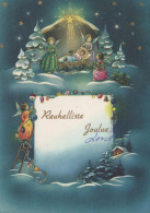 ENGEL WEIHNACHTSFERIEN Feiern & Feste Vintage Ansichtskarte Postkarte CPSM #PAH462.A - Anges