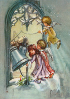 ANGEL CHRISTMAS Holidays Vintage Postcard CPSM #PAH384.A - Anges