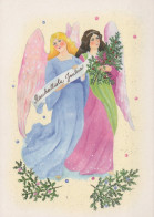 ANGE NOËL Vintage Carte Postale CPSM #PAH243.A - Anges