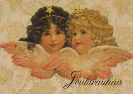 ENGEL WEIHNACHTSFERIEN Feiern & Feste Vintage Ansichtskarte Postkarte CPSM #PAH058.A - Angels