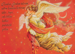 ENGEL WEIHNACHTSFERIEN Feiern & Feste Vintage Ansichtskarte Postkarte CPSM #PAH068.A - Angels