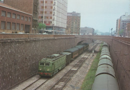 TREN TRANSPORTE Ferroviario Vintage Tarjeta Postal CPSM #PAA804.A - Trains