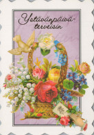 FLORES Vintage Tarjeta Postal CPSM #PBZ905.A - Flowers