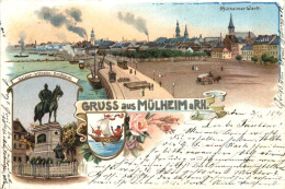 Gruss Aus Mülheim Am Rhein - Litho - Köln - Koeln