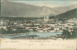 INTRA ( VERBANIA ) PANORAMA  DELLA CITTA - EDIZIONE GRISONI - SPEDITA 1906 ( 20929) - Verbania