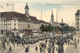 Dresden - Neustädter Markt Und Hauptstrasse - Dresden