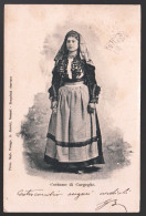 SARDEGNA CARTOLINA - COSTUME DI CARGEGHE SASSARI - VIAGGIATA NEL 1903 - Costumes