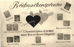 Briefmarkensprache - Briefmarken (Abbildungen)