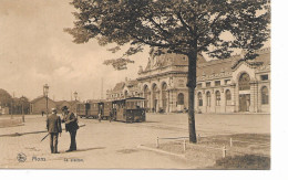 Mons La   Station Avec Le Tram - Mons