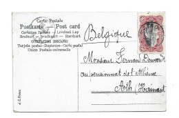 BELGIUM BELGIQUE - CONGO BELGE - 1907 POSTRCARD SENT TO BELGIUM - Cartas & Documentos