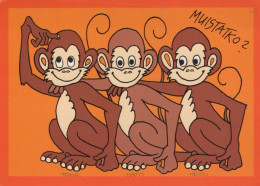 AFFE Tier Vintage Ansichtskarte Postkarte CPSM #PAN976.A - Singes