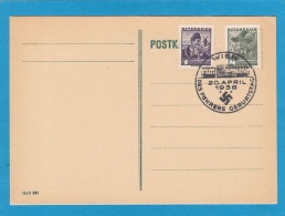 SAMMLERKARTE MIT STEMPEL " WIEN 20 APRIL 1938 DES FÜHRERS GEBURTSTAG ". - Covers & Documents