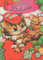 KATZE MIEZEKATZE Tier Vintage Ansichtskarte Postkarte CPSM #PBR003.A - Katzen