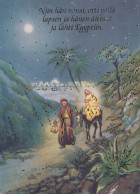 Vergine Maria Madonna Gesù Bambino Natale Religione Vintage Cartolina CPSM #PBP974.A - Jungfräuliche Marie Und Madona