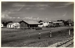 Dominican Republic, BARAHONA, Sugar Batey 8 Partial View (1940s) RPPC Postcard - República Dominicana