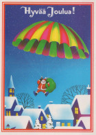 WEIHNACHTSMANN SANTA CLAUS Neujahr Weihnachten GNOME Vintage Ansichtskarte Postkarte CPSM #PBL697.A - Santa Claus