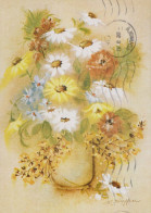 FIORI Vintage Cartolina CPSM #PBZ126.A - Fleurs