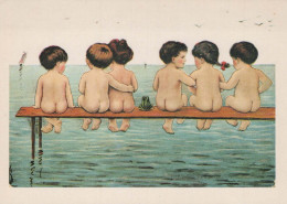CHILDREN Scenes Landscapes Vintage Postcard CPSM #PBU662.A - Taferelen En Landschappen