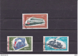 Madagascar Malagasy 1974 P.A.139/41 Complète Used - Trains