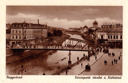 NAGYVÁRAD / ORADEA MARE : KÖRÖSPARTI RÉSZLET A KISHIDDAL - OCCUPATION HONGROISE / HUNGARIAN OCCUPATION ~ 1942 (an799) - Romania