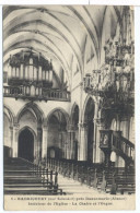 CPA Badricourt Intérieure De L'église La Chaire Et L'orgue Près Dannemarie - Alsace