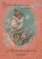 ENFANTS Scènes Paysages Vintage Postal CPSM #PBT084.A - Scènes & Paysages