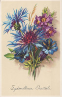 FLEURS Vintage Carte Postale CPSMPF #PKG037.A - Fleurs