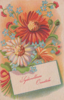 FLOWERS Vintage Postcard CPSMPF #PKG014.A - Fleurs