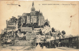 CPA Mont Saint Michel-Descente Du Tramway-54-RARE Numérotation   L2954 - Le Mont Saint Michel