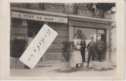 JUVISY  Sur ORGE - Café-Restaurant " A Tout Va Bien " ( Carte Photo ) - Juvisy-sur-Orge