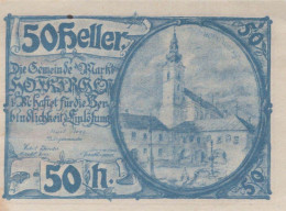 50 HELLER 1920 Stadt HOFKIRCHEN IM MÜHLKREIS Oberösterreich Österreich Notgeld Papiergeld Banknote #PG609 - [11] Local Banknote Issues