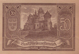 50 Heller 1920 Stadt Federal State Of Niedrigeren Österreich #PE237 - [11] Local Banknote Issues