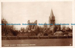 R159434 Christ Church From Meadows Oxford. RP - Monde