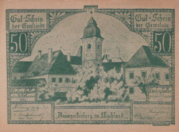 50 HELLER 1920 Stadt BAUMGARTENBERG Oberösterreich Österreich Notgeld #PF759 - [11] Emissions Locales